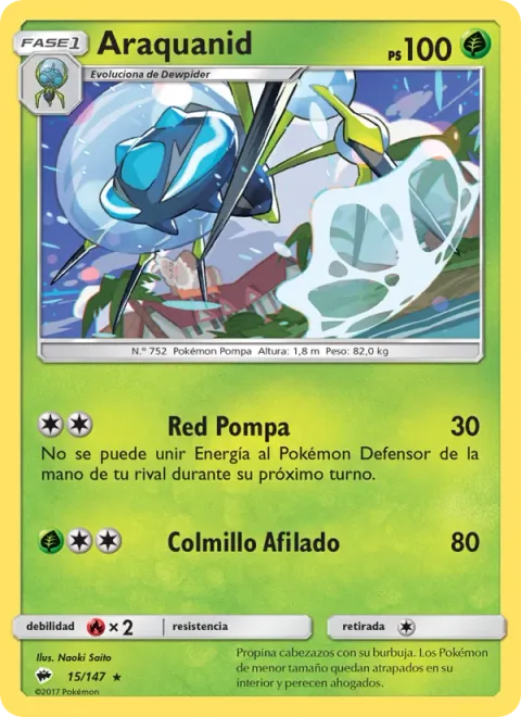 Araquanid [Bubble Net | Sharp Fang]