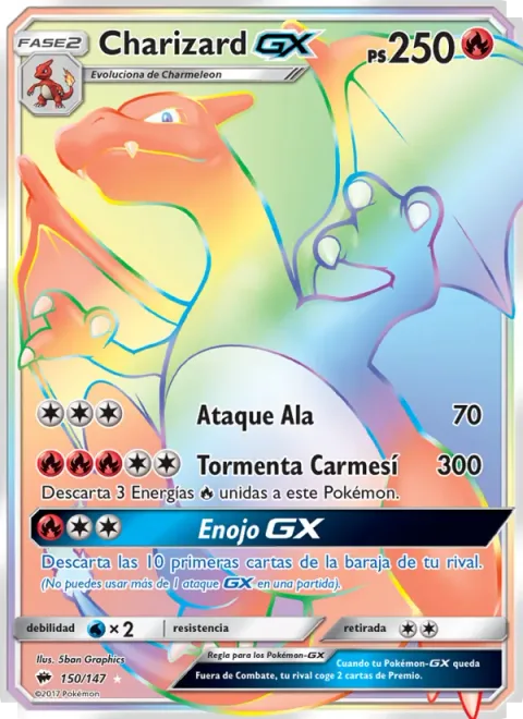 Charizard GX [Wing Attack | Crimson Storm | Raging Out GX]