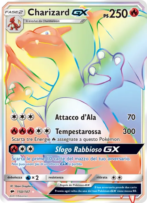 Charizard GX [Wing Attack | Crimson Storm | Raging Out GX]