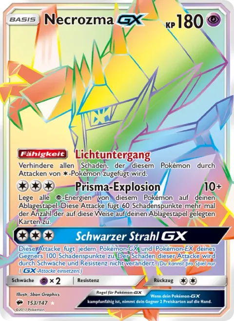 Necrozma GX [Light's End | Prismatic Burst | Black Ray GX]