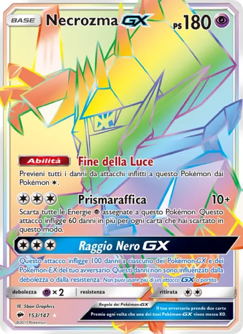 Necrozma GX [Light's End | Prismatic Burst | Black Ray GX]