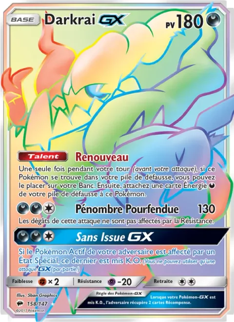 Darkrai GX [Restoration | Dark Cleave | Dead End GX]