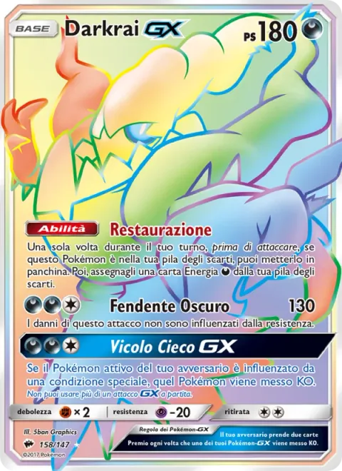 Darkrai GX [Restoration | Dark Cleave | Dead End GX]