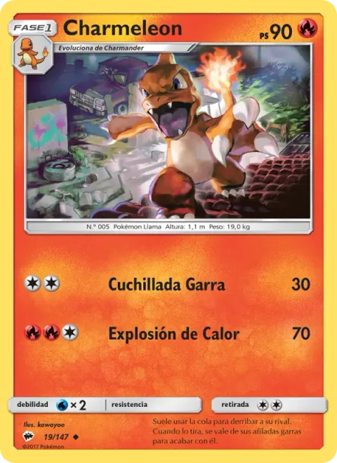 Charmeleon [Claw Slash | Heat Blast]