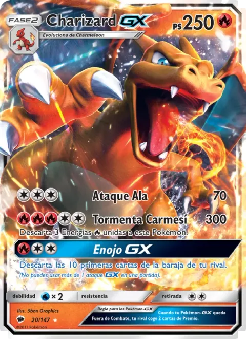Charizard GX [Wing Attack | Crimson Storm | Raging Out GX]
