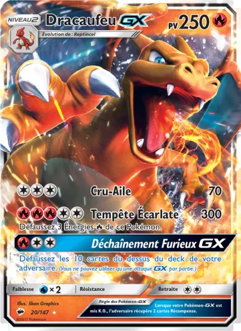 Charizard GX [Wing Attack | Crimson Storm | Raging Out GX]