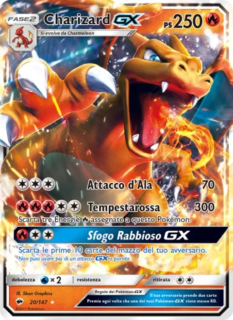 Charizard GX [Wing Attack | Crimson Storm | Raging Out GX]