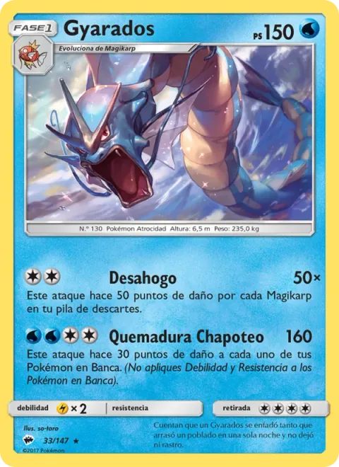 Gyarados [Venting Anger | Splash Burn]