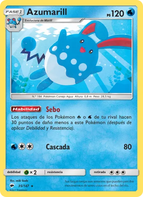 Azumarill [Thick Fat | Waterfall]