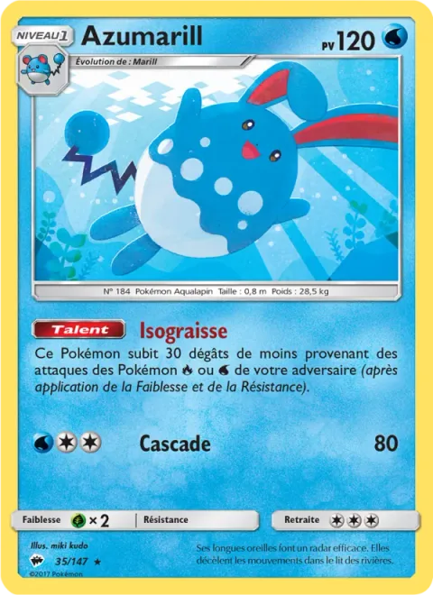 Azumarill [Thick Fat | Waterfall]