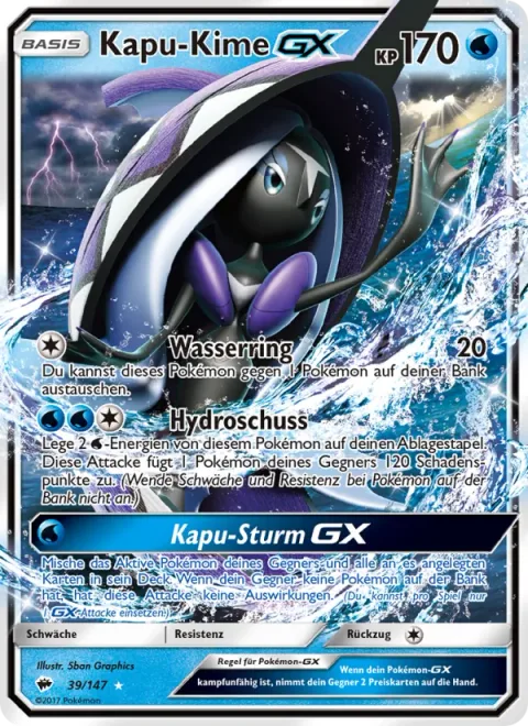Tapu Fini GX [Aqua Ring | Hydro Shot | Tapu Storm GX]