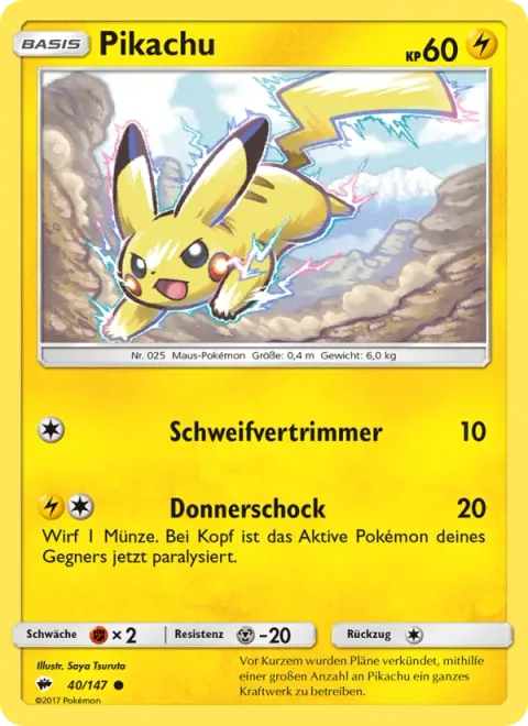Pikachu [Tail Whap | Thundershock]