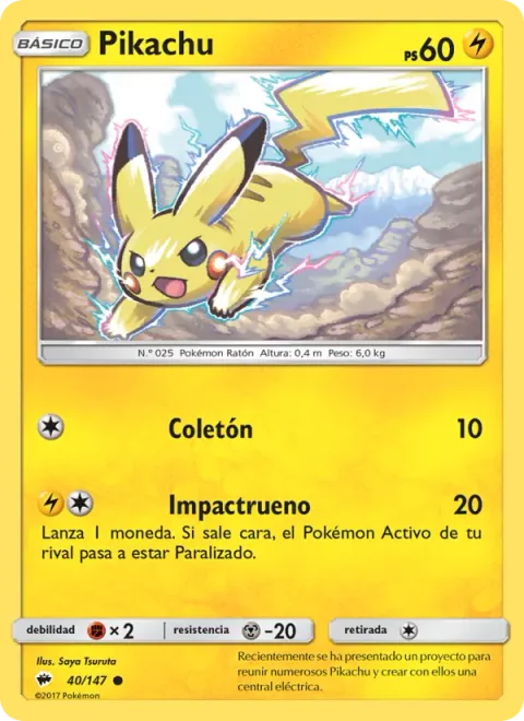 Pikachu [Tail Whap | Thundershock]