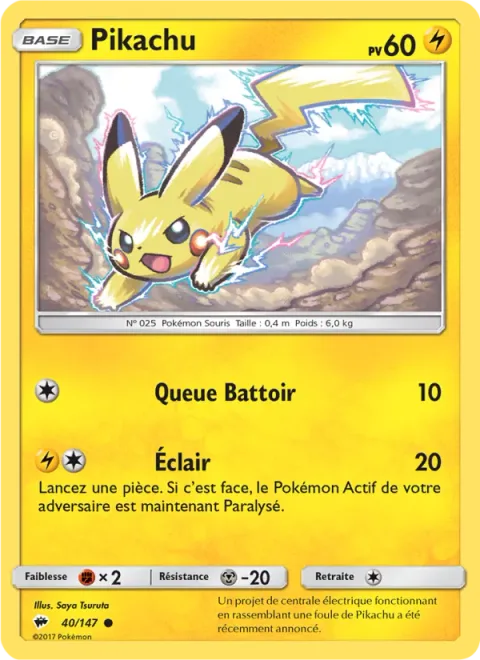 Pikachu [Tail Whap | Thundershock]