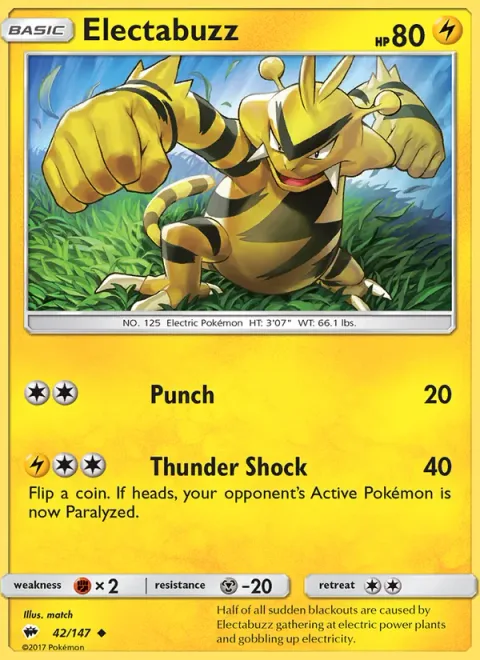 Electabuzz [Punch | Thunder Shock]