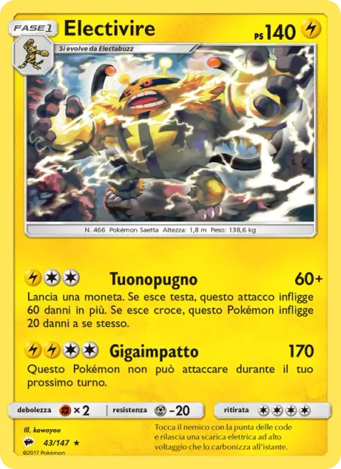 Electivire [Thunder Punch | Giga Impact]