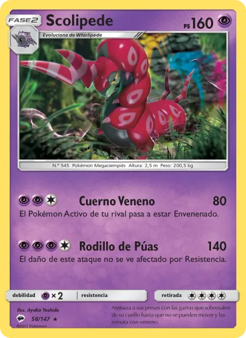 Scolipede [Poison Horn | Steamroller]
