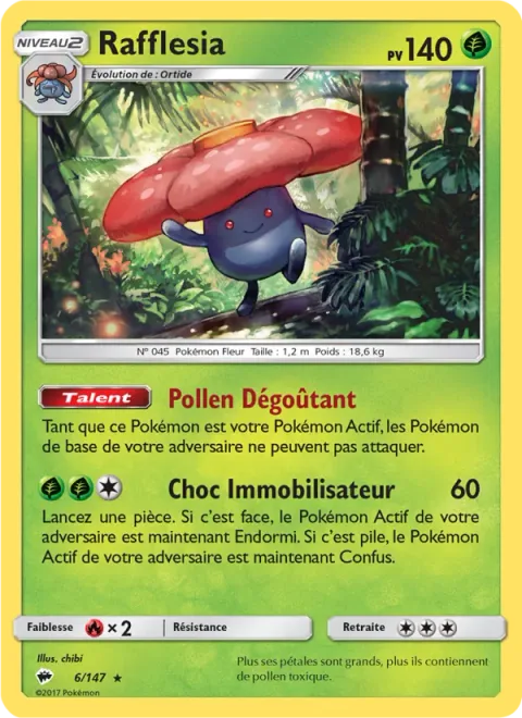 Vileplume [Disgusting Pollen | Downer Shock]