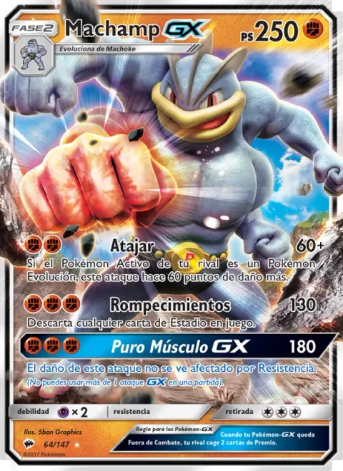 Machamp GX [Cross-Cut | Bedrock Breaker | Muscle Punch GX]