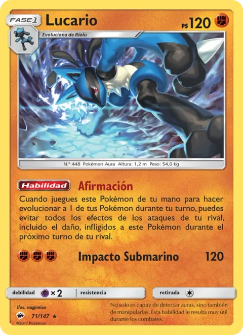 Lucario [Stance | Submarine Blow]