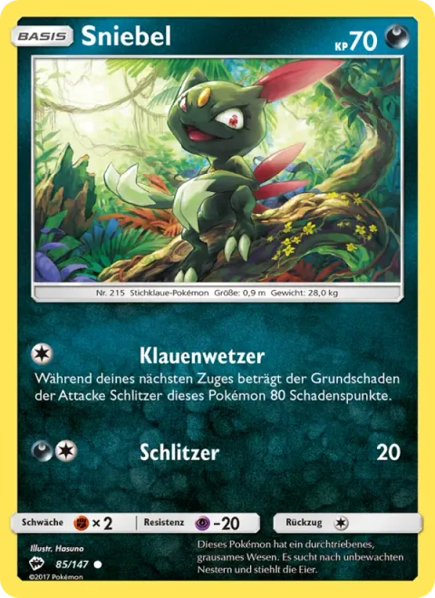 Sneasel [Hone Claws | Slash]