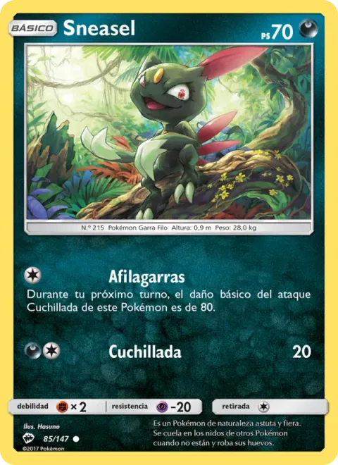 Sneasel [Hone Claws | Slash]