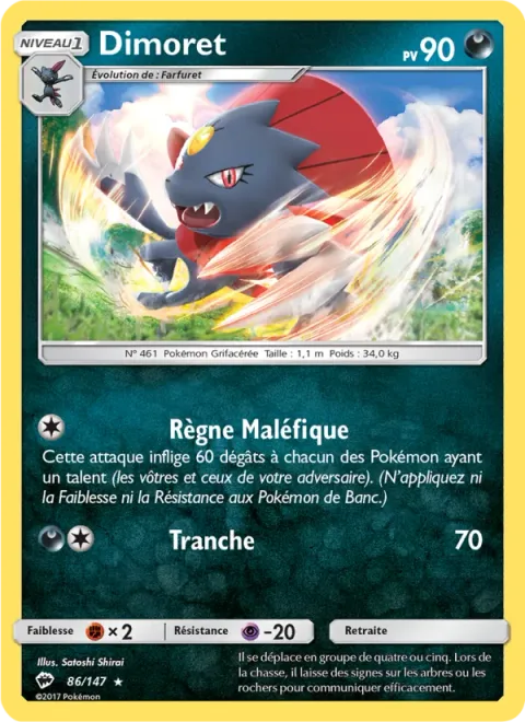 Weavile [Rule of Evil | Slash]