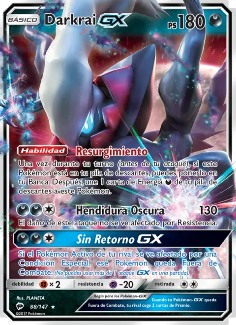 Darkrai GX [Restoration | Dark Cleave | Dead End GX]
