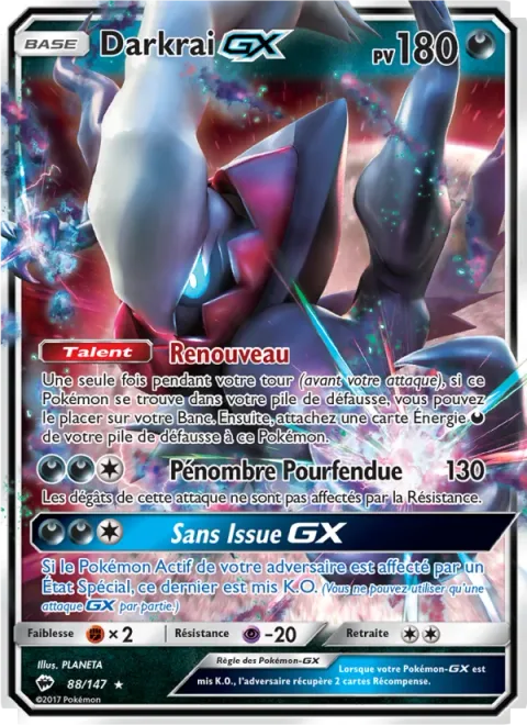 Darkrai GX [Restoration | Dark Cleave | Dead End GX]