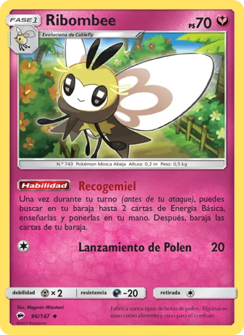 Ribombee [Honey Gather | Pollen Shot]