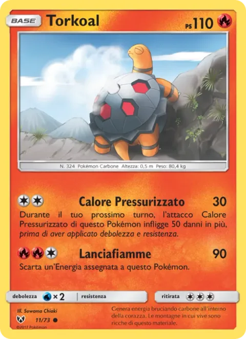 Torkoal [High-Pressure Heat | Flamethrower]