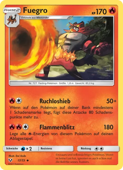 Incineroar [Profane Punch | Flare Blitz]