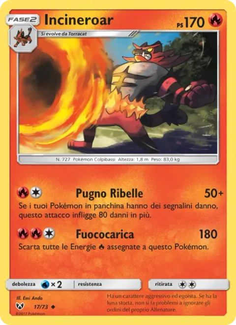 Incineroar [Profane Punch | Flare Blitz]