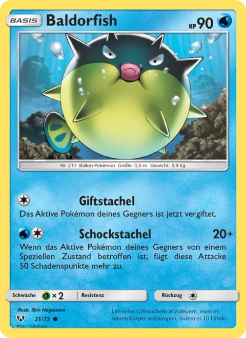 Qwilfish [Poison Sting | Shocking Sting]