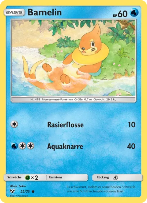 Buizel [Razor Fin | Water Gun]