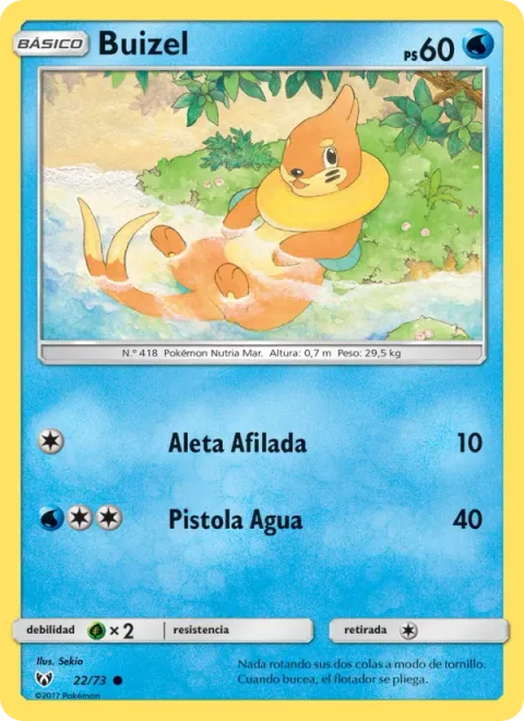 Buizel [Razor Fin | Water Gun]