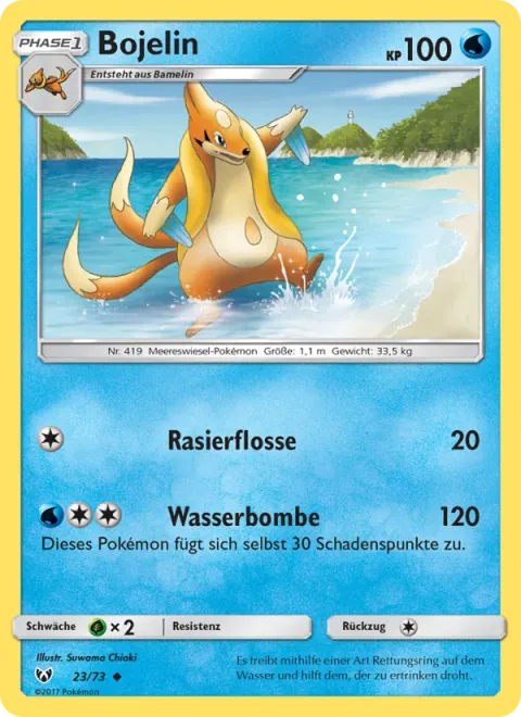 Floatzel [Razor Fin | Aqua Bomb]