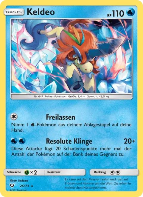 Keldeo [Bail Out | Resolute Blade]