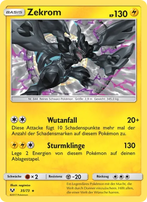 Zekrom [Outrage | Storm Blade]