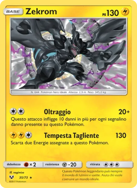 Zekrom [Outrage | Storm Blade]