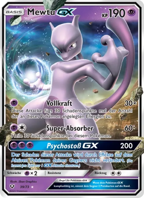Mewtwo GX [Full Burst | Super Absorption | Psystrike GX]