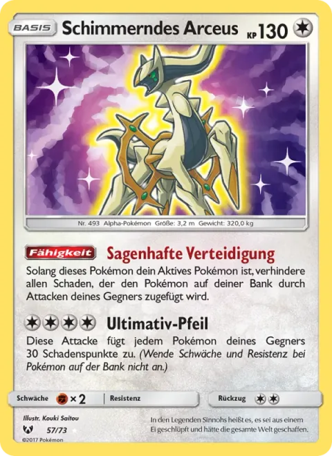 Shining Arceus [Fabled Defense | Ultimate Arrow]