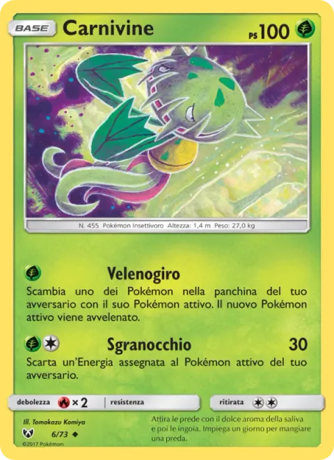 Carnivine [Flick Poison | Crunch]