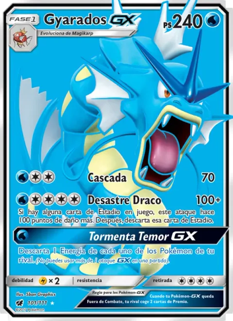 Gyarados GX [Waterfall | Draconic Disaster | Dread Storm GX]