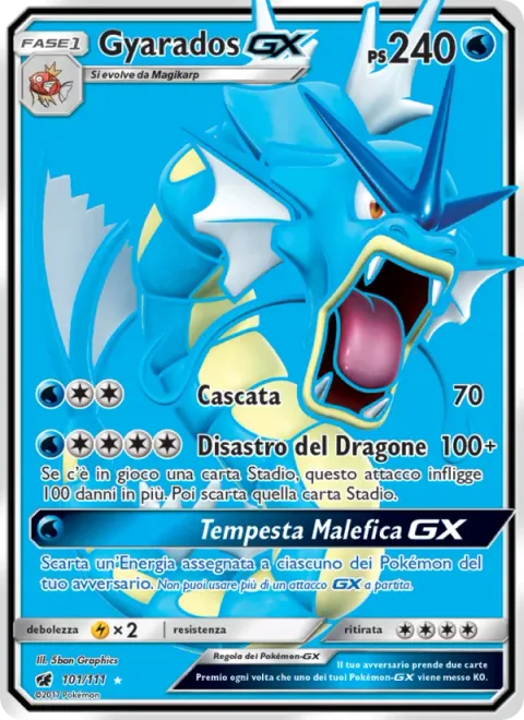 Gyarados GX [Waterfall | Draconic Disaster | Dread Storm GX]