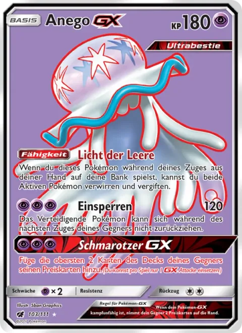 Nihilego GX [Empty Light | Lock Up | Symbiont GX]