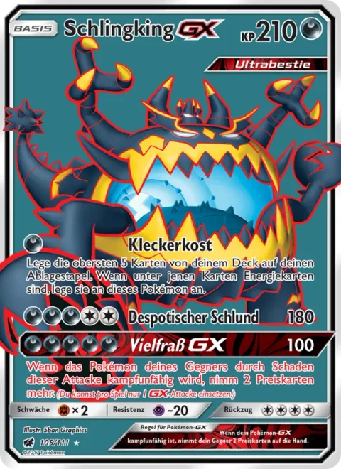 Guzzlord GX [Eat Sloppily | Tyrannical Hole | Glutton GX]