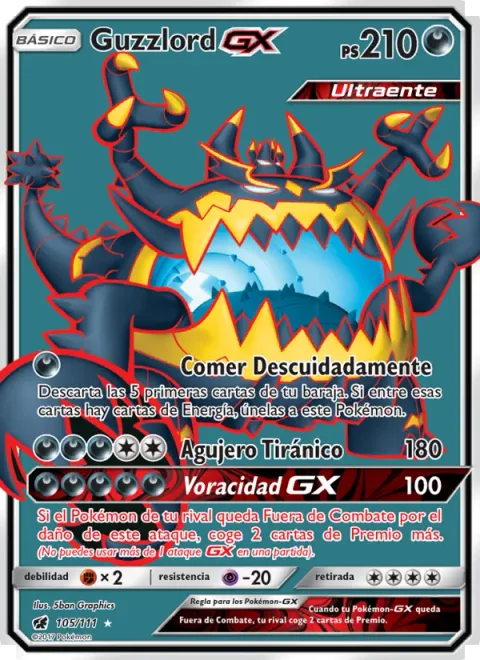 Guzzlord GX [Eat Sloppily | Tyrannical Hole | Glutton GX]