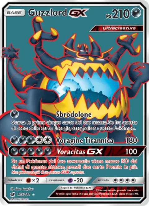 Guzzlord GX [Eat Sloppily | Tyrannical Hole | Glutton GX]