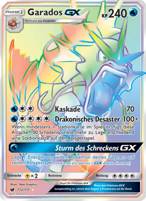 Gyarados GX [Waterfall | Draconic Disaster | Dread Storm GX]